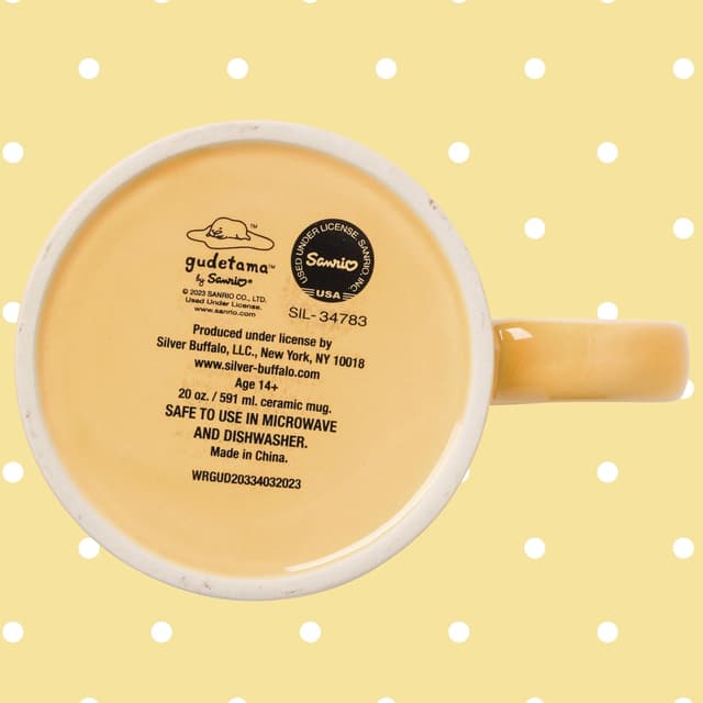 Thumbnail 6 de Silver Buffalo Sanrio Gudetama “The Many Emotions of Gudetama” Ceramic Mug (20 Ounces)
