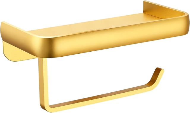 Detalle de Katezon Portarrollos Dorado con Soporte Teléfono