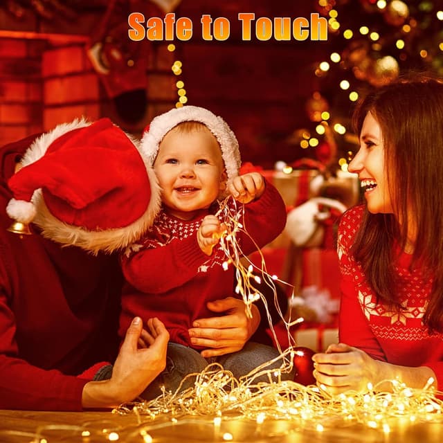 Thumbnail 6 de Etopgo USB Fairy Lights (10m, 100 warm white LEDs) with 8 modes for indoor & outdoor festive décor