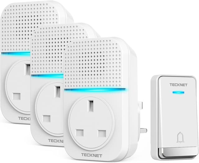 Imagen de TECKNET Self-Powered Doorbell 3‑receiver 🔔 en OfertitasTOP