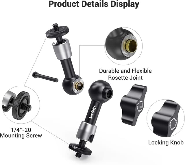 Thumbnail 4 de SMALLRIG Magic Arm 5,5 Zoll Monitorhalterung