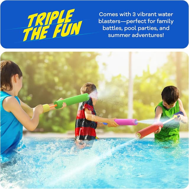 Detalle 2 de Kids Water Gun Set 3-Pack, HydroSport
