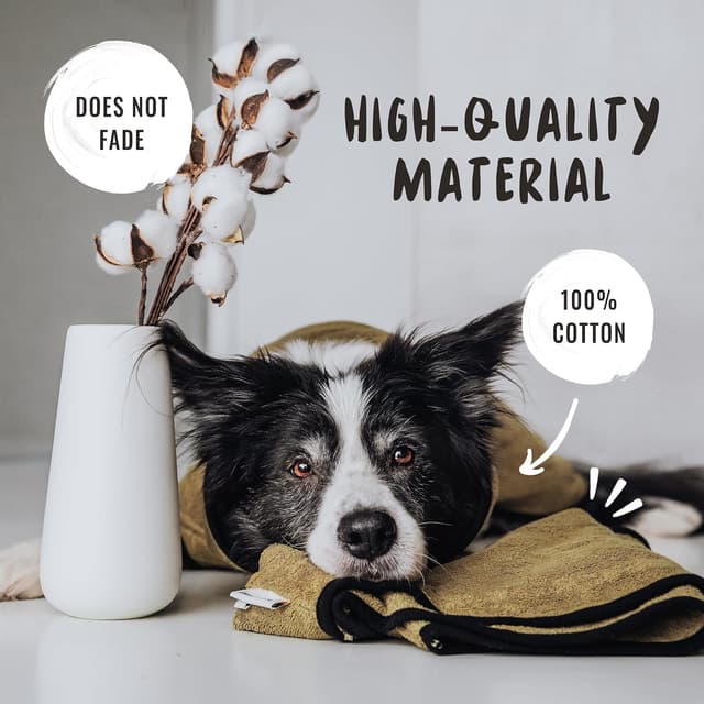 Thumbnail 1 de Rudelkönig Peignoir chien 100% coton