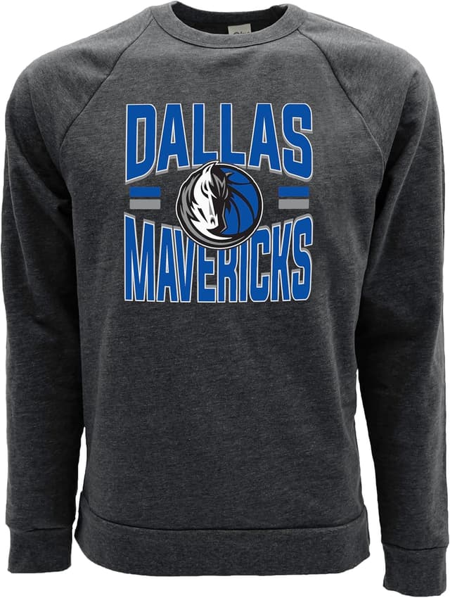 Detalle 2 de Blue 84 NBA Officially Licensed Tri-blend Crewneck Sweatshirt (Cleveland Cavaliers) – Unisex