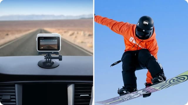 Detalle 2 de Support adhésif flexible Insta360 X4/X3 3M