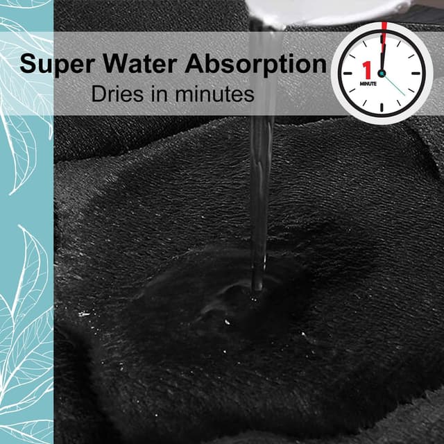 Thumbnail 4 de OLANLY Memory Foam Bath Mat Rug 24x16, Absorbent Bath Mat