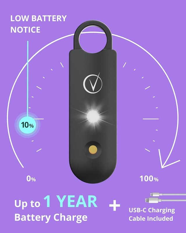 Thumbnail 4 de Vantamo Personal Alarm 130 dB with Strobe 🔑