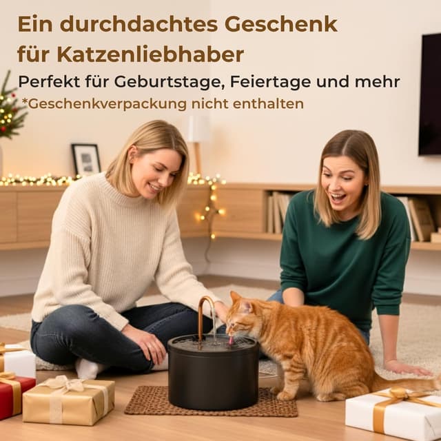 Thumbnail 5 de MISFANS Katzenbrunnen Keramik 2,1L Kupferrohr