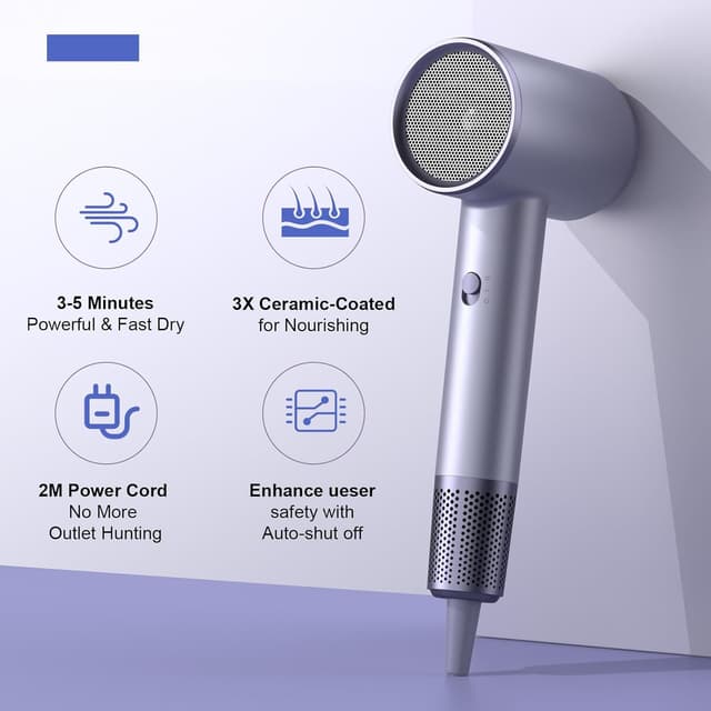 Detalle de Fast Dry Ionic Hairdryer 1800W 3x Ceramic