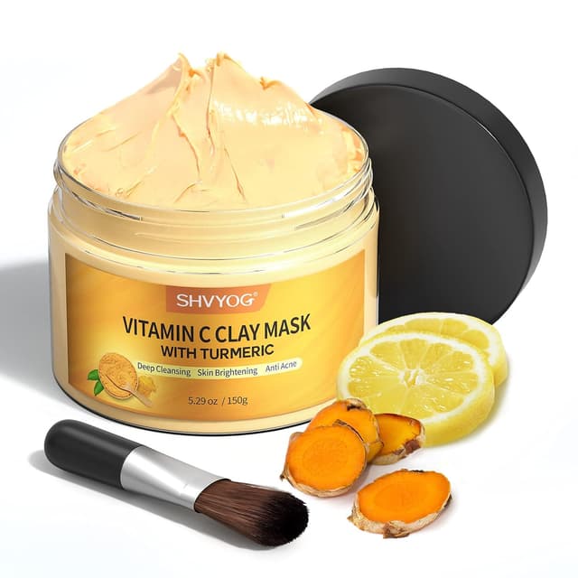Imagen de SHVYOG Turmeric Vitamin C Clay Mask 150g en OfertitasTOP