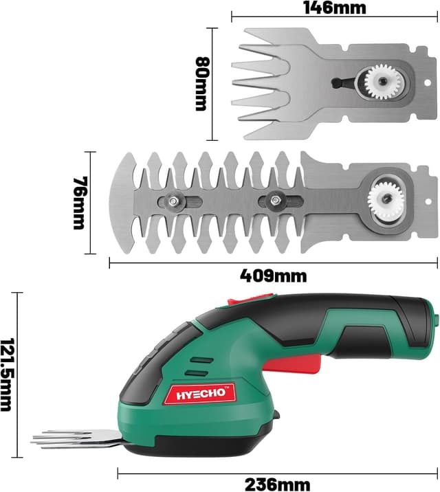 Thumbnail 3 de HYECHO Tijera Cortacésped Batería 7.2V ✂️ Para poda y arreglos