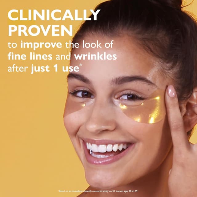 Detalle de Peter Thomas Roth 24K Gold Hydra-Gel Eye Patches – Luxus-Augenpads gegen Falten, Augenringe & Schwellungen (für 30 Anwendungen)