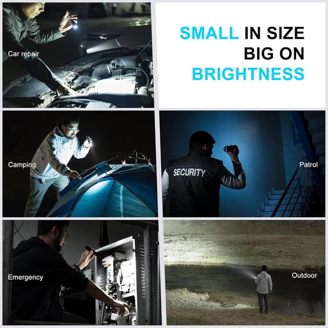 Thumbnail 6 de WUBEN C3 LED rechargeable mini torch – 1200 lumens, Type-C charging, IP68 waterproof