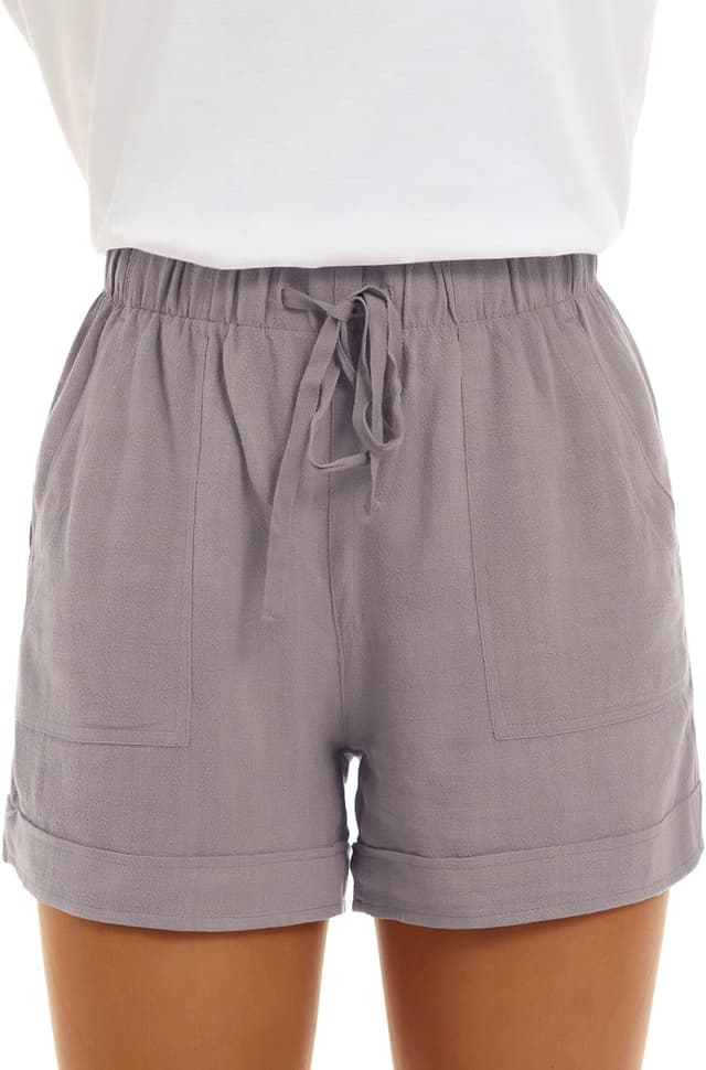 Detalle de SMENG Drawstring shorts, 2025 womens style