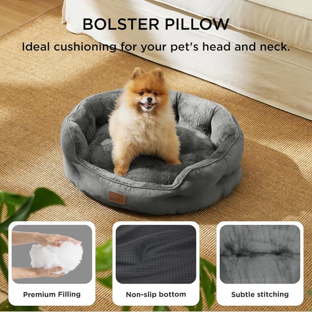 Thumbnail 2 de Bedsure Large Cat Bed 63x53x20cm for Small Dogs