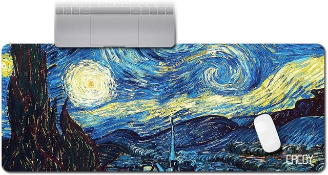 Detalle 2 de Cacoy tappetino mouse XXL 1000x400 mm con bordi cuciti e base antiscivolo