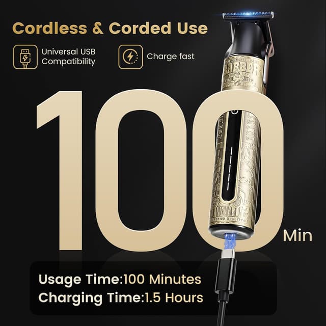 Detalle 2 de YIDON Tagliacapelli Professionale IPX6 100 min