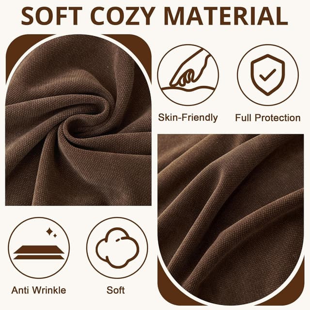 Thumbnail 5 de Royhom Telo Copridivano 180x300 Marrone