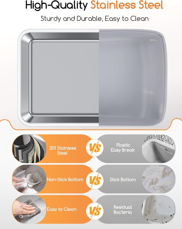 Thumbnail 5 de MeoWant Caja de arena cerrada para gatos XXL