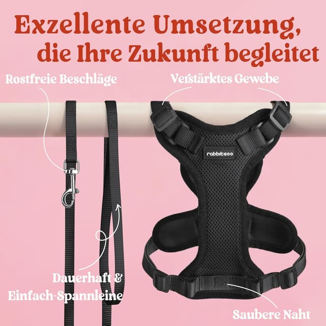 Thumbnail 6 de rabbitgoo Katzengeschirr S 150 cm Leine đŸ