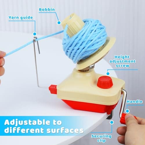 Detalle 2 de BUTUZE Yarn Winder Manual Ball Winder 🎨