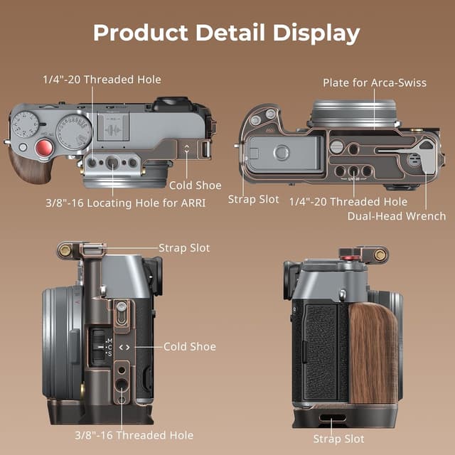 Thumbnail 1 de SMALLRIG 4557 cage rétro pour FUJIFILM X100VI