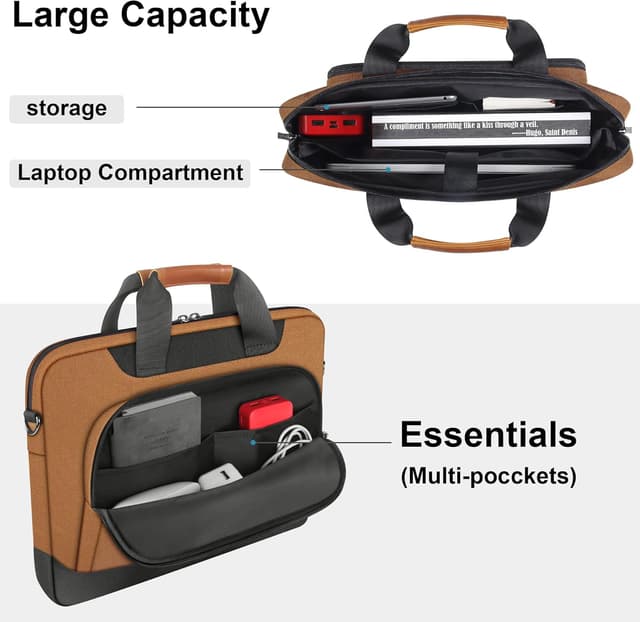 Thumbnail 4 de DOMISO Laptop Sleeve Case Large Capacity