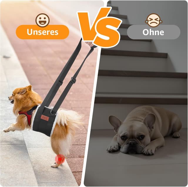 Detalle de Verstellbare Hunde Tragehilfe für kleine Hunde