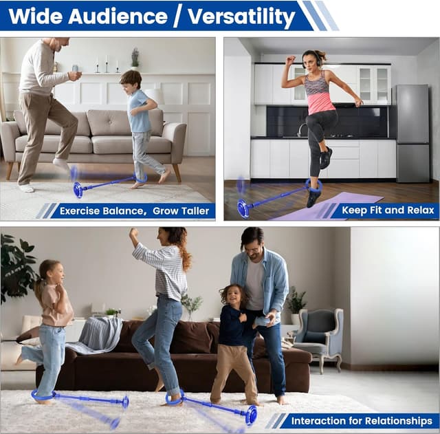 Detalle de Astrell Skip Ball for Kids with Flashing Lights — indoor/outdoor hopping game for ages 6–10+