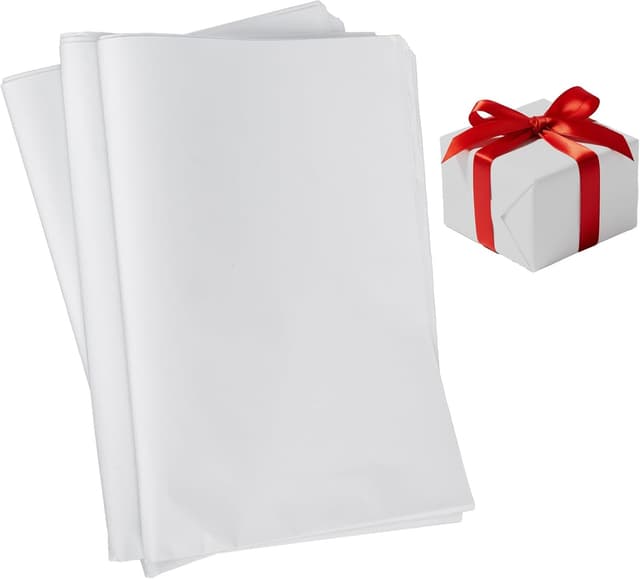 Imagen de 60 Sheets White tissue paper 35x50cm en OfertitasTOP