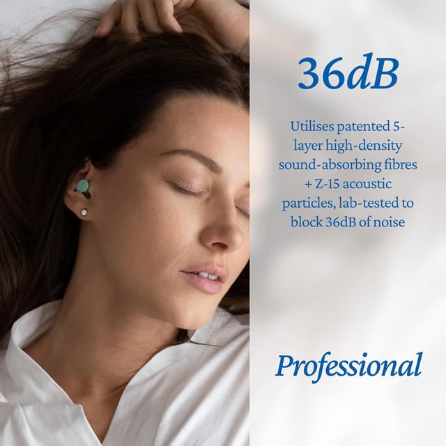 Detalle 2 de ZIIEVOE tappi per orecchie 36 dB, 10 pezzi