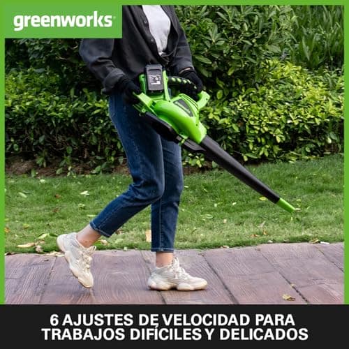 Thumbnail 4 de Greenworks 48V Soplador Aspirador de Hojas con Batería 🍂
