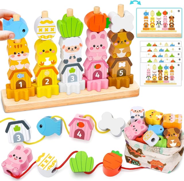 Detalle de Montessori Spielzeug Lernspielset ab 18 Monaten