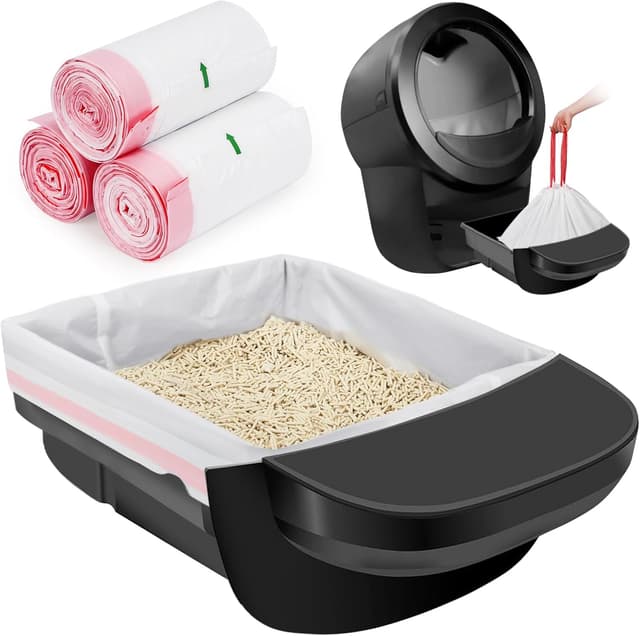 Detalle de SZEE 60 Stück Katzenklo Beutel 63,5×40,6cm