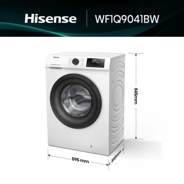 Thumbnail 3 de Hisense WF1Q9041BW 9 kg carga frontal 1400 rpm A blanca 🧺