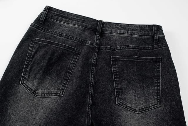 Detalle de JMIERR Herren Baggy Jeans aus Baumwolle mit Stretch – Relaxed Fit Loose Fit im Vintage-/Y2K-Look