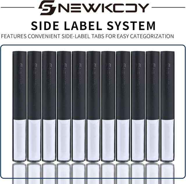 Thumbnail 6 de Snekdy Top Loader Binder (9 Pockets) for 3 x 4 inch Cards, Holds 360 Top Loaders, Black PU Leather Zipper Binder