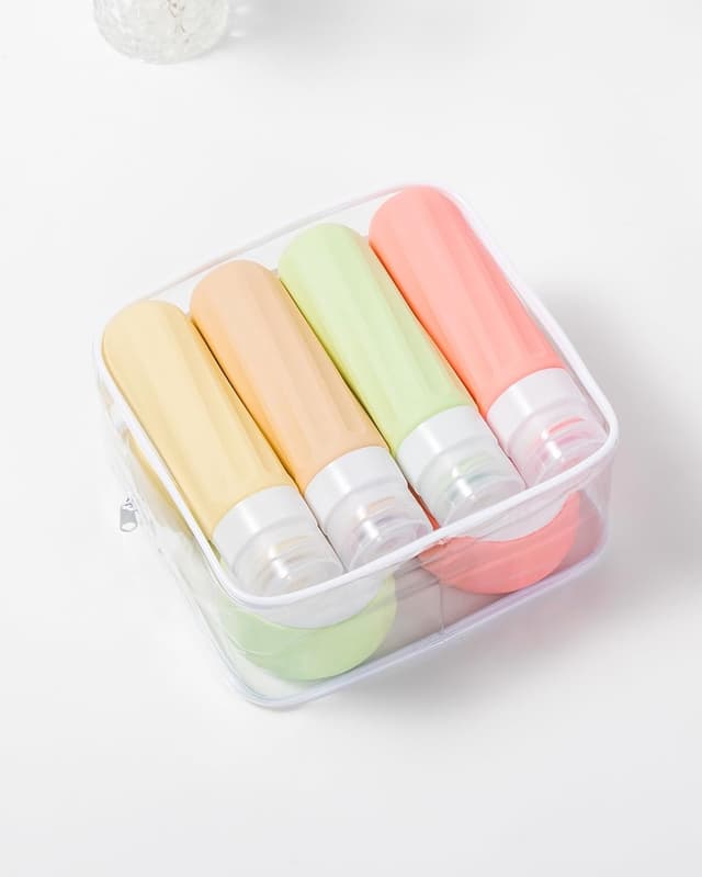 Thumbnail 6 de Mrsdry Travel Bottles for Toiletries 8 Pack (3oz TSA-Approved) with Clear Travel Essentials Bag