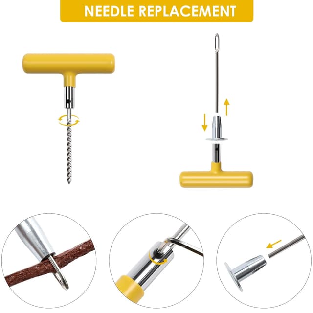 Detalle 2 de Reifen Reparaturset SHYOSUCCE 100 tlg