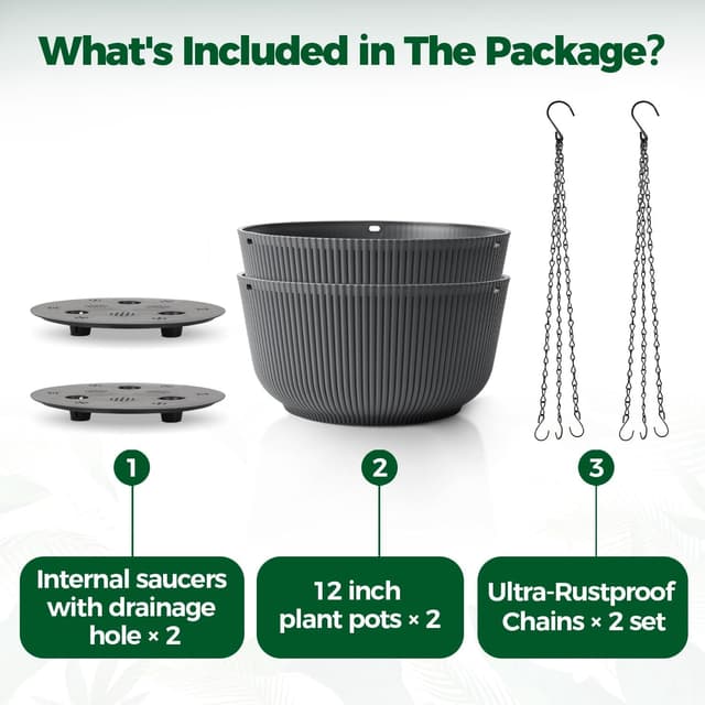 Thumbnail 5 de T4u Maceta Colgante 30 cm para interior