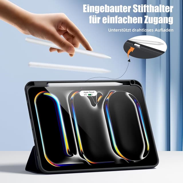 Thumbnail 4 de Maledan Hülle für iPad Pro 11 Zoll M5 2025 mit Stifthalter