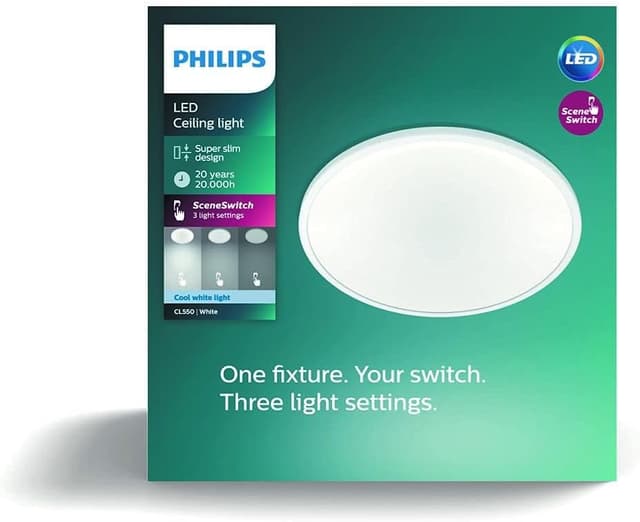 Thumbnail 4 de Philips Superslim Plafón LED blanco regulable 18W