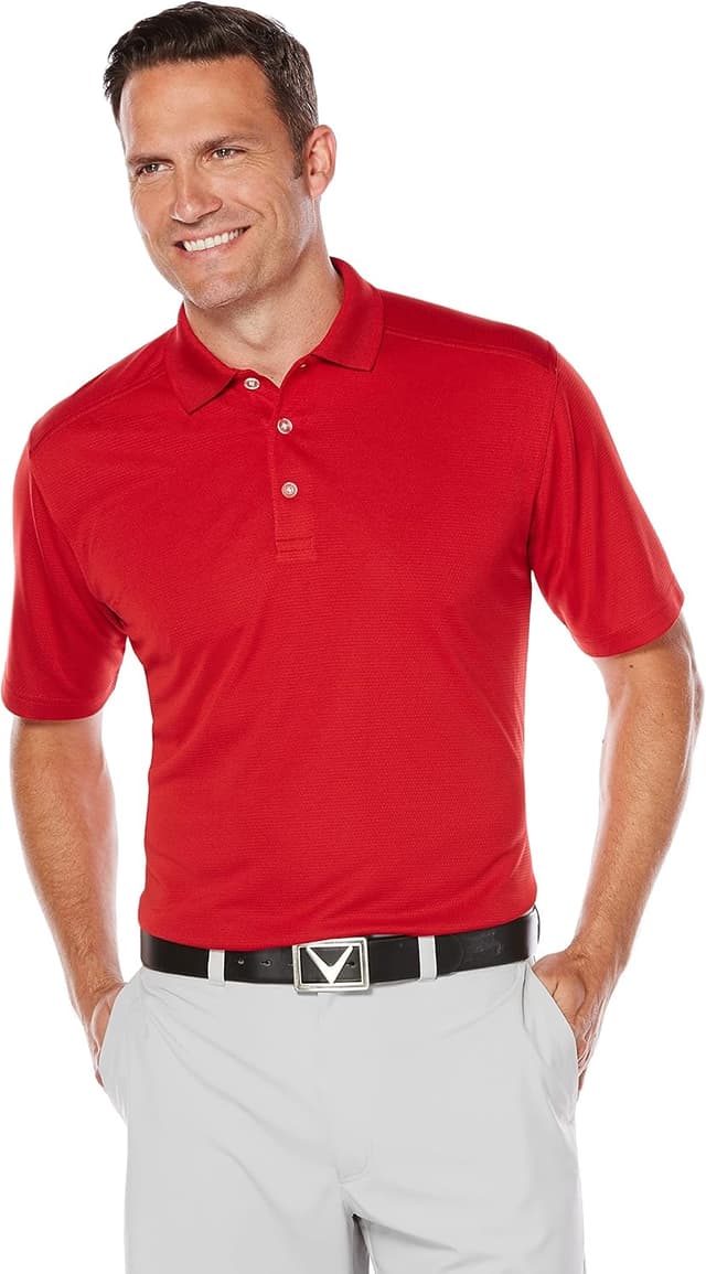 Detalle 2 de Callaway Men’s Short Sleeve Core Performance Golf Polo Shirt with Sun Protection