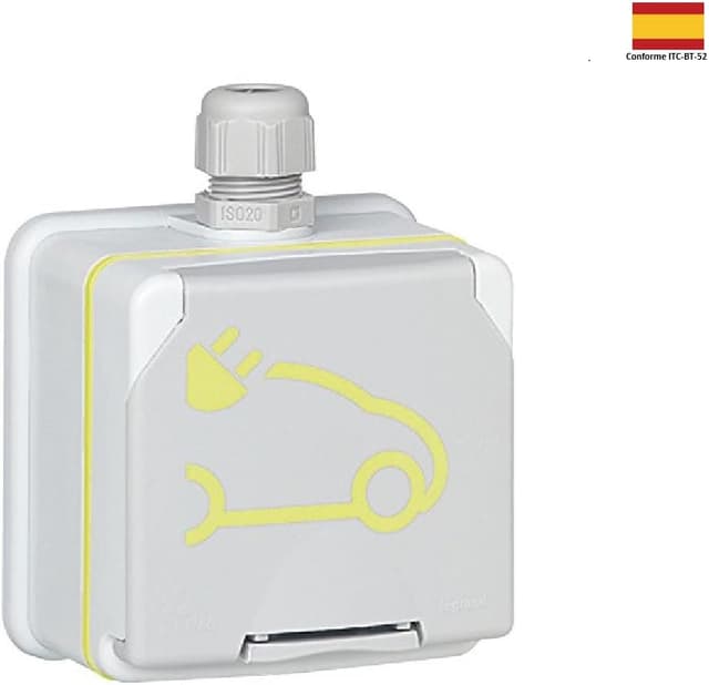 Detalle 2 de Kit de Toma GREEN´UP ACCESS IP66 IK08 + Diferencial LEGRAND