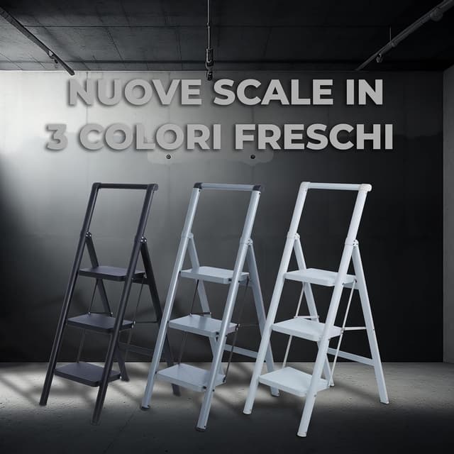 Thumbnail 4 de UZIRO Escalera plegable 3 peldaños