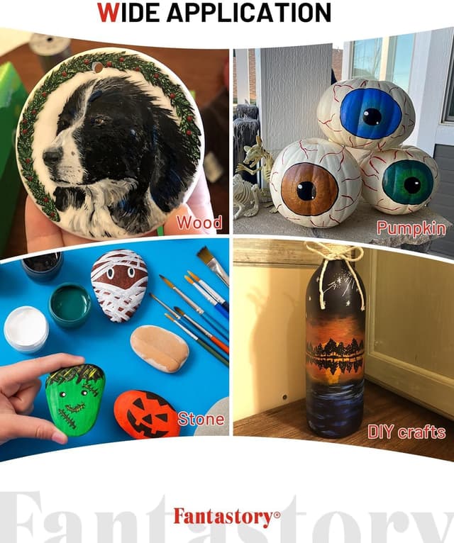 Detalle de fantastory Acrylic Paint Set 24 x 60 ml