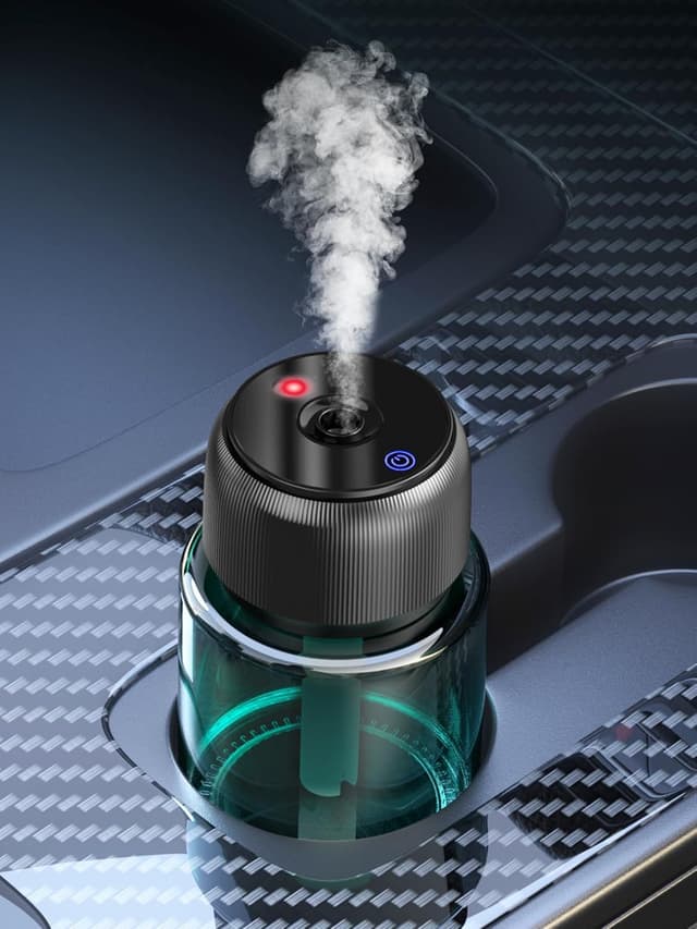 Detalle de BJ 047 diffusore di profumo per auto da 160 ml con accensione automatica e 3 modalità, fragranza Oud