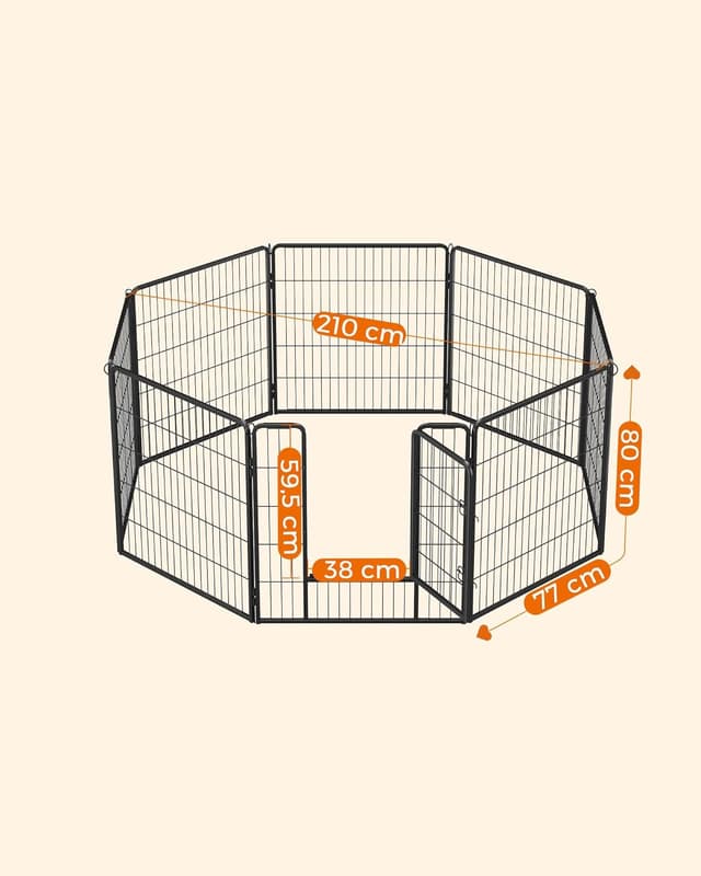 Thumbnail 4 de Feandrea PPK88H Freilaufgehege 8×77x80 cm