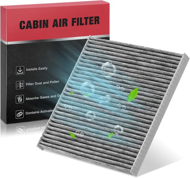 Detalle de BDFHYK CF12307 Cabin Air Filter with Activated Carbon for Jeep Cherokee (2019–2023)