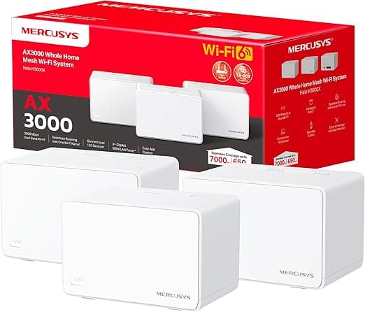 Imagen de Mercusys Halo H3000X - Router Mesh WiFi 6 AX3000 🌐 en OfertitasTOP